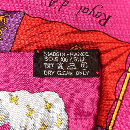 Hermes Silk Pavois Pocket Square Scarf 3 of 4