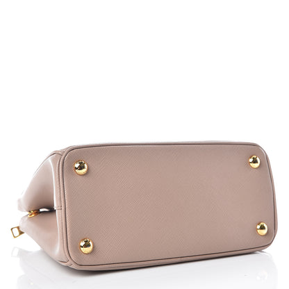 Prada Saffiano Mini Galleria Double Zip Tote Cammeo 4 of 17