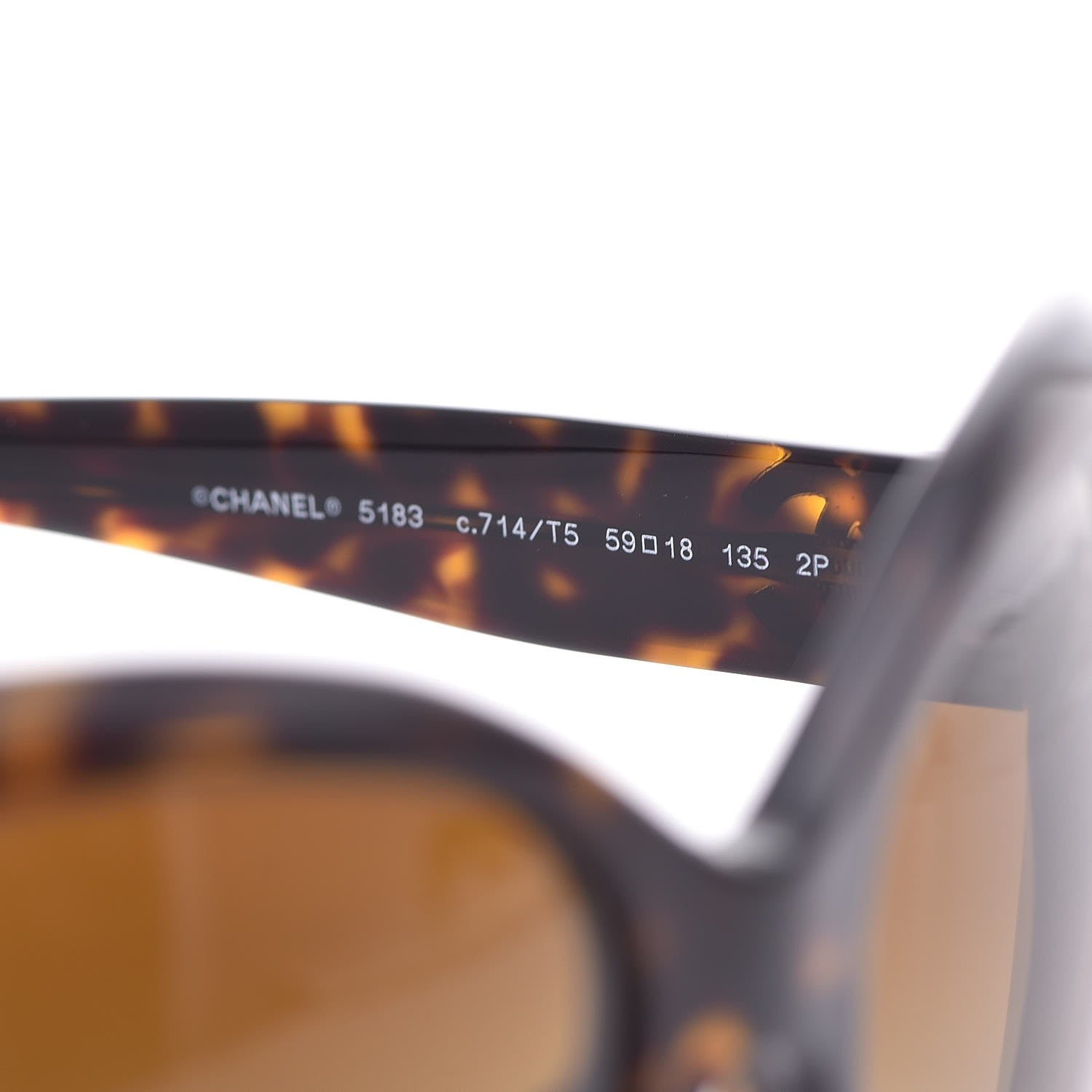 Chanel CC Sunglasses 5183 Tortoise 5 of 7
