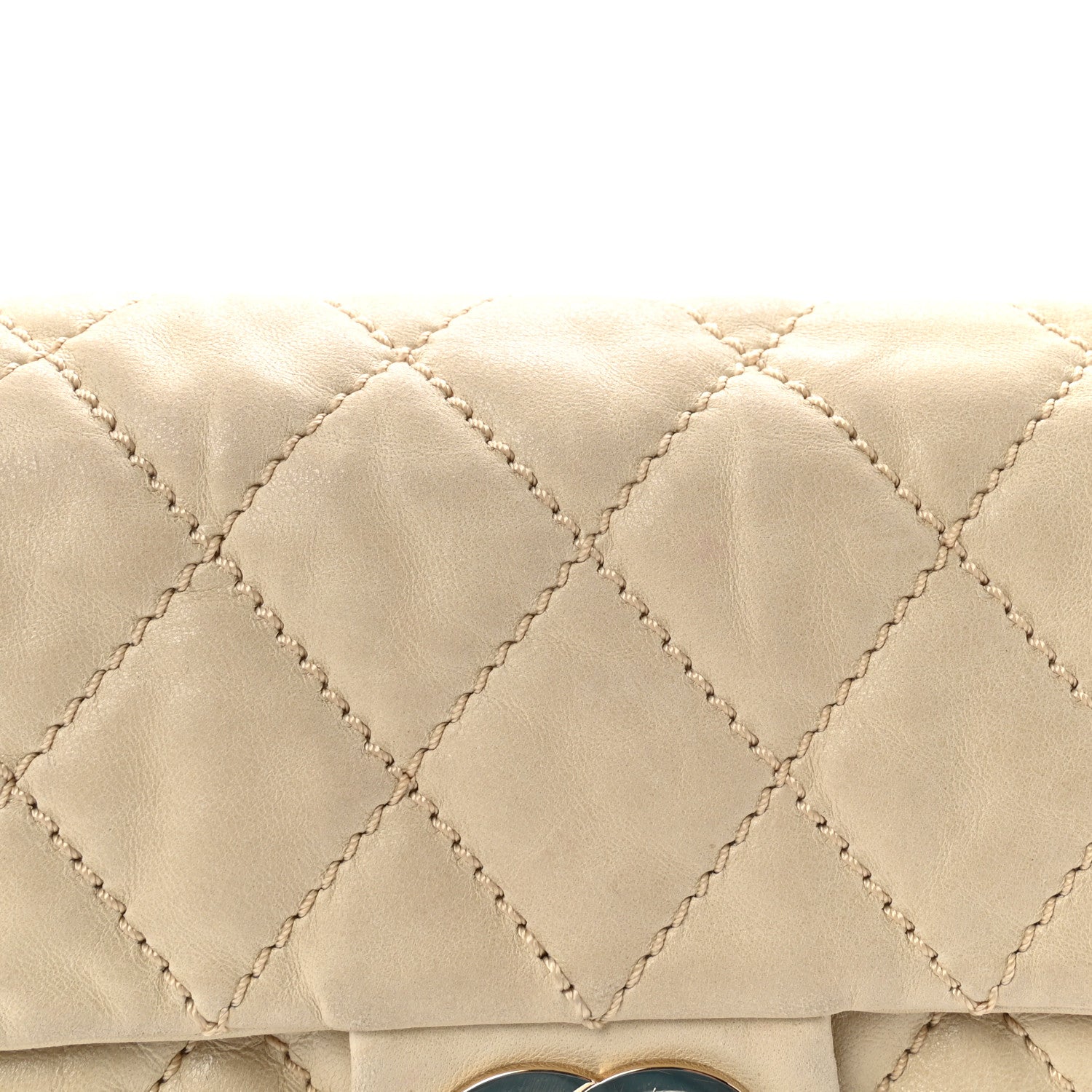 Chanel Lambskin Small Lady Braid Flap Light Beige 8 of 10