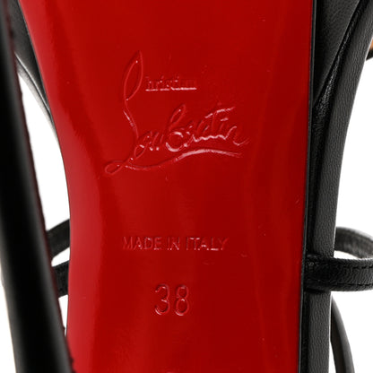 Christian Louboutin Kid Choca 130 Platform Sandals 38 Black 7 of 7
