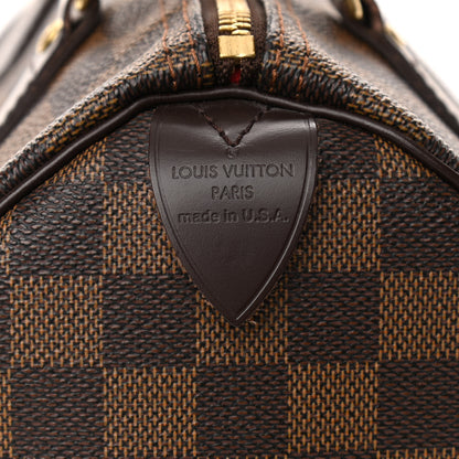 Louis Vuitton Damier Ebene Speedy 25 6 of 14