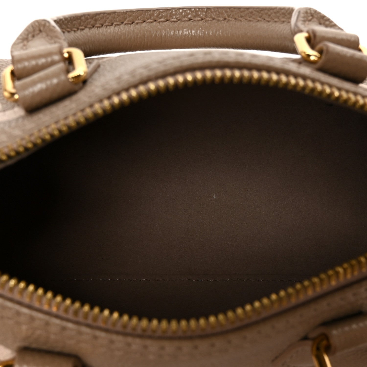 Louis Vuitton Empreinte Monogram Giant Papillon BB Tourterelle Cream 5 of 10