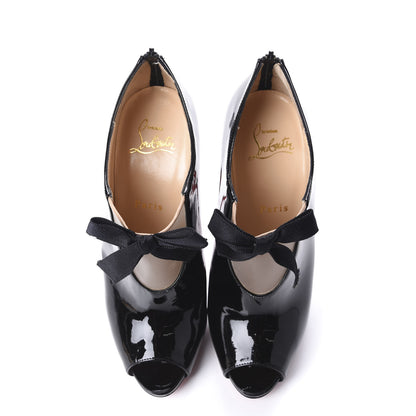 Christian Louboutin Patent Estanodo 120 Pumps 37 Black 5 of 9