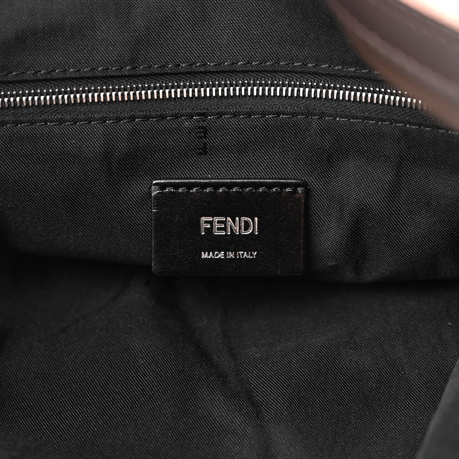 Fendi Nylon Fabric FF Embroidered Backpack Rosa Pink 6 of 9