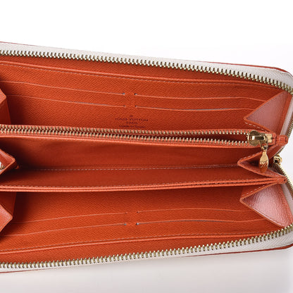 Louis Vuitton Monogram Multicolor Zippy Wallet White Orange 5 of 14