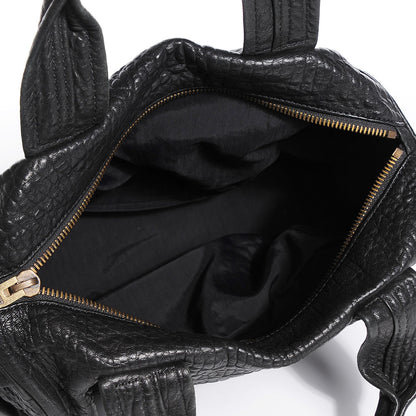 Alexander Wang Pebbled Lambskin Rocco Black Antique Brass Hardware 5 of 6