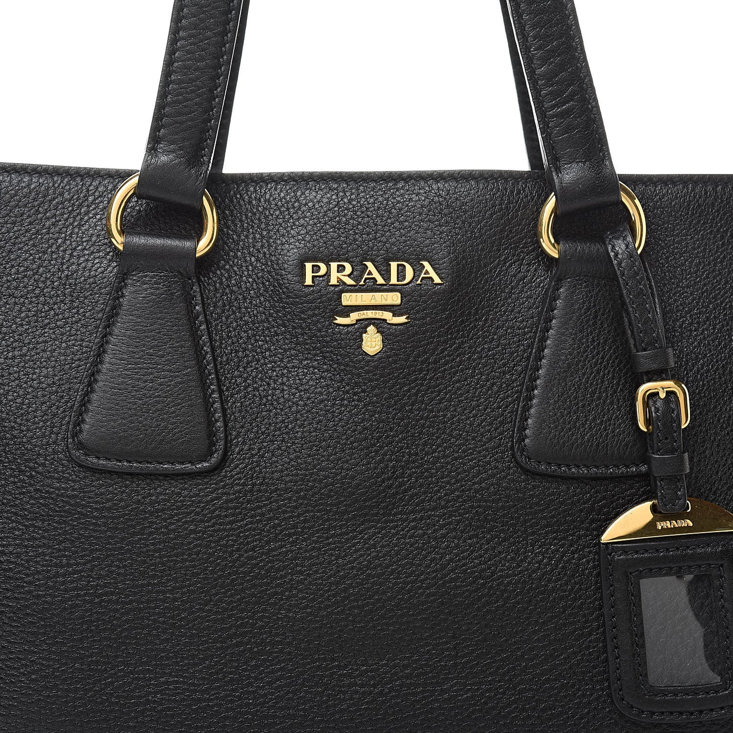Vitello Phenix Tote Black