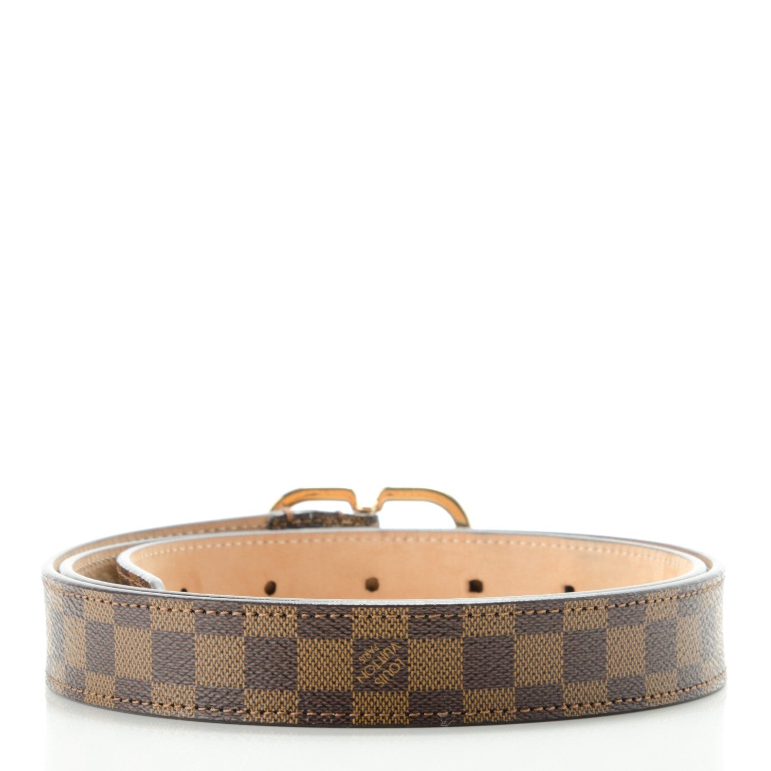 Louis Vuitton Damier Ebene Mini 25mm Belt 90 36 3 of 7