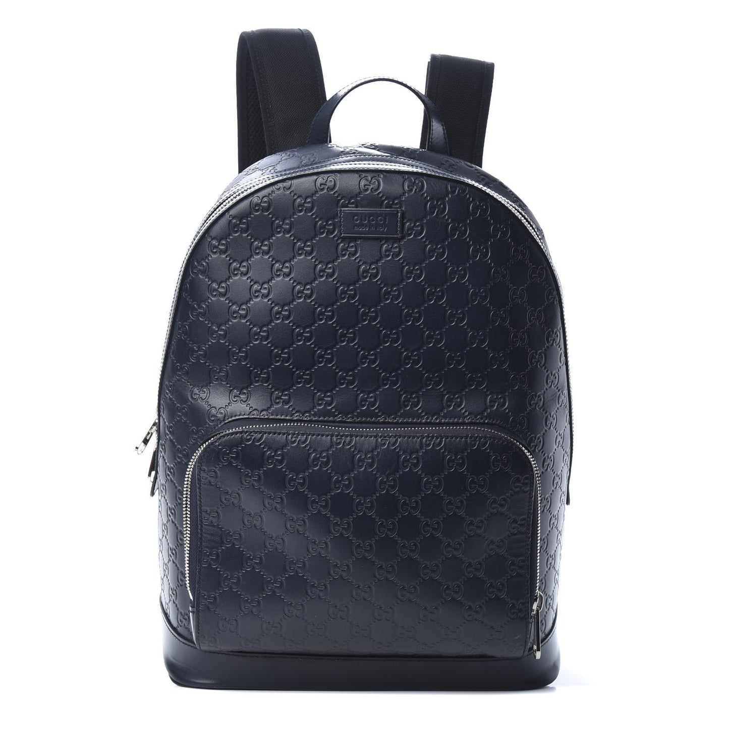 Guccissima Signature Day Backpack Blue