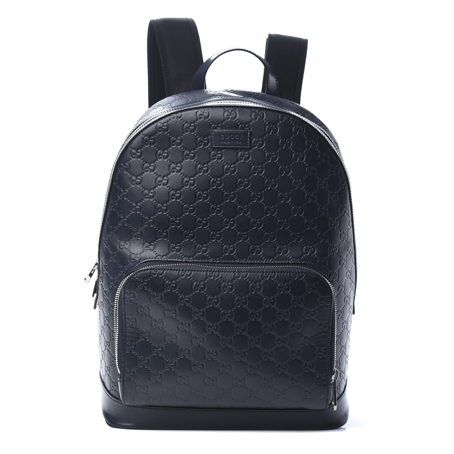 Gucci Guccissima Signature Day Backpack Blue 1 of 15