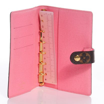 Louis Vuitton Monogram Illustre Small Ring Agenda Rose 7 of 10