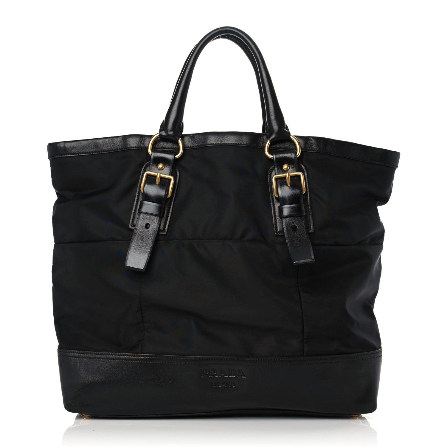 Prada Tessuto Nylon Quilted Tote Nero Black 1 of 17
