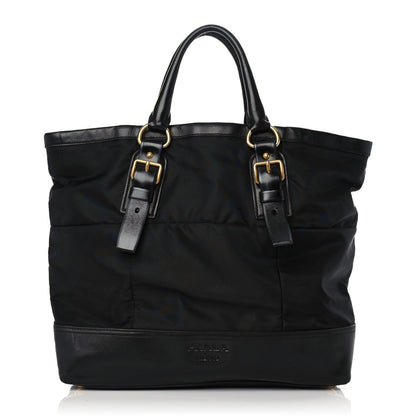 Prada Tessuto Nylon Quilted Tote Nero Black 1 of 17