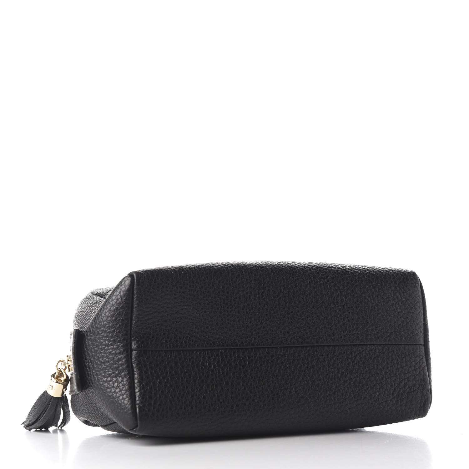 Gucci Pebbled Calfskin Large Soho Cosmetic Case Black 3 of 9