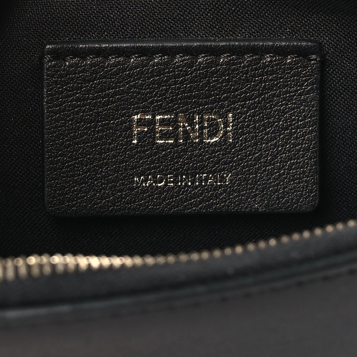 Vitello Liberty Lucido F is Fendi Medium Envelope Wallet on Chain Black