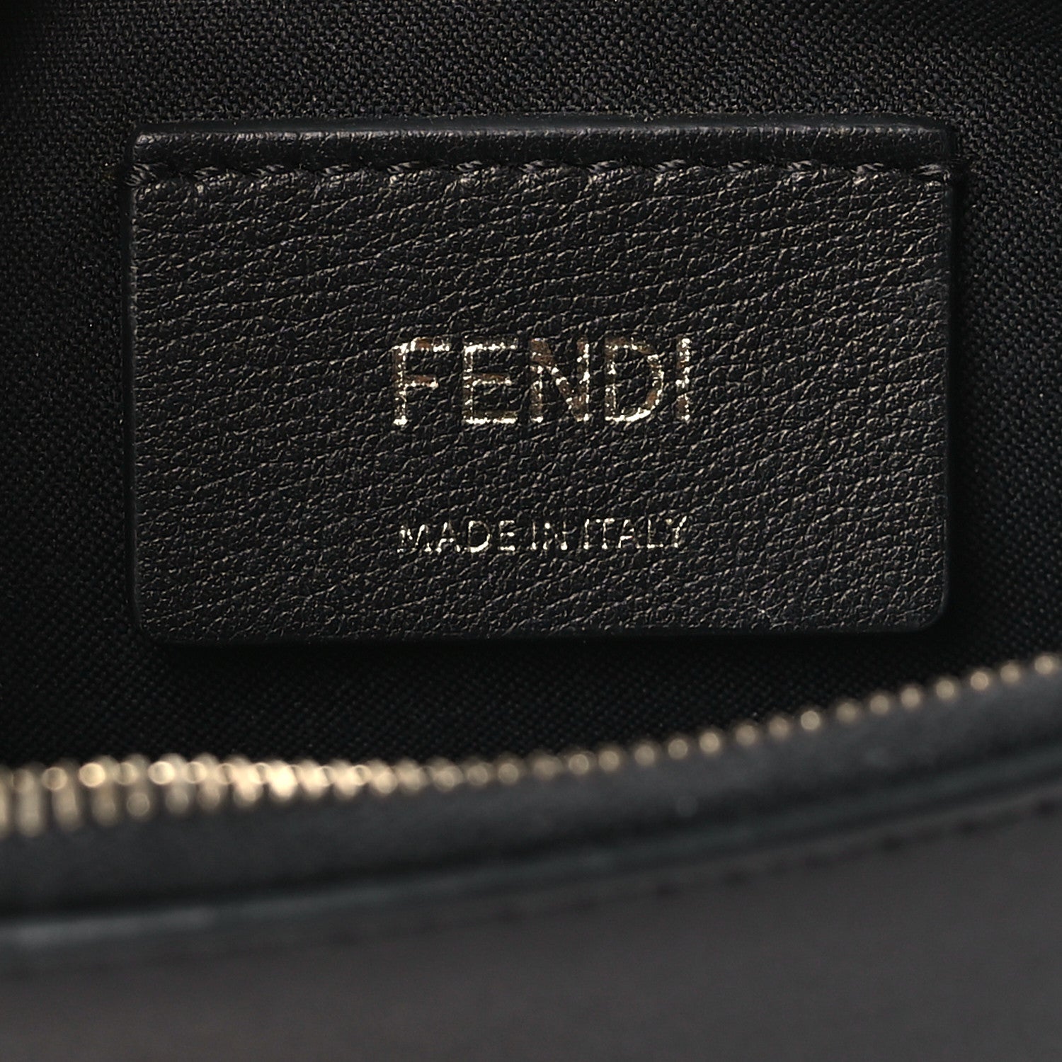 Fendi Vitello Liberty Lucido F is Fendi Medium Envelope Wallet on Chain Black 6 of 9