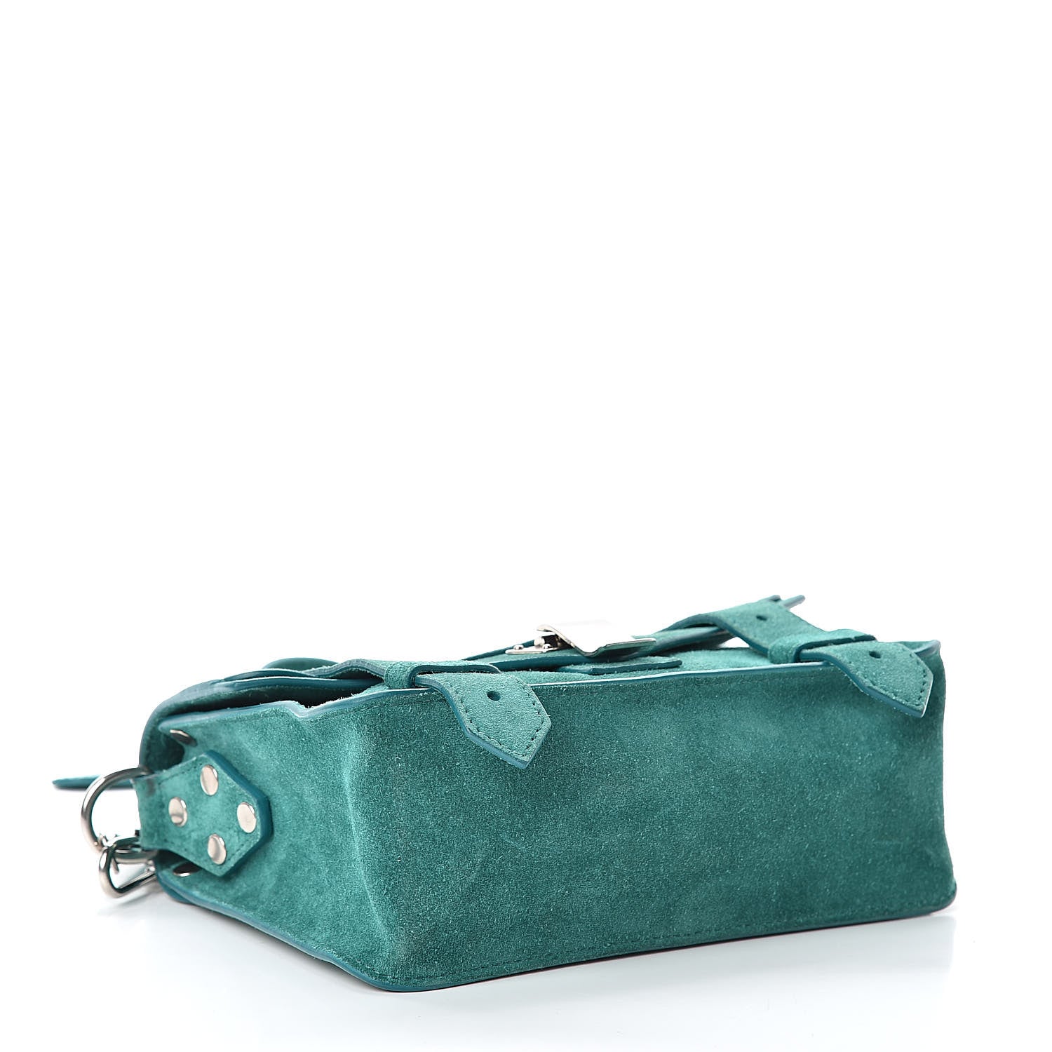 Proenza Schouler Suede PS1 Pouch Messenger Bag Malachite 4 of 11