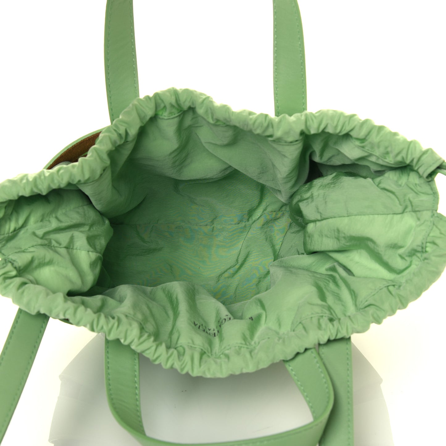 French Calfskin Small Shell Pistachio