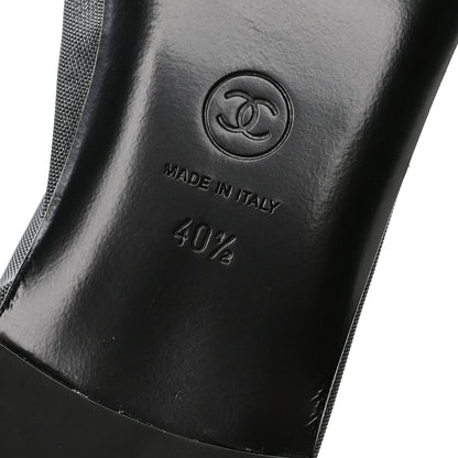 Chanel Mesh CC Ballerina Flats 40.5 Black 7 of 8