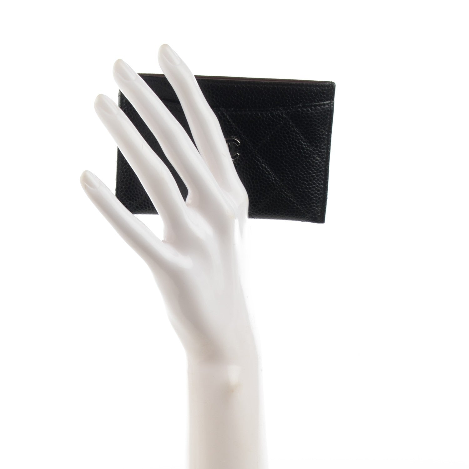 Chanel Caviar Quilted Card Holder Black 2 of 8