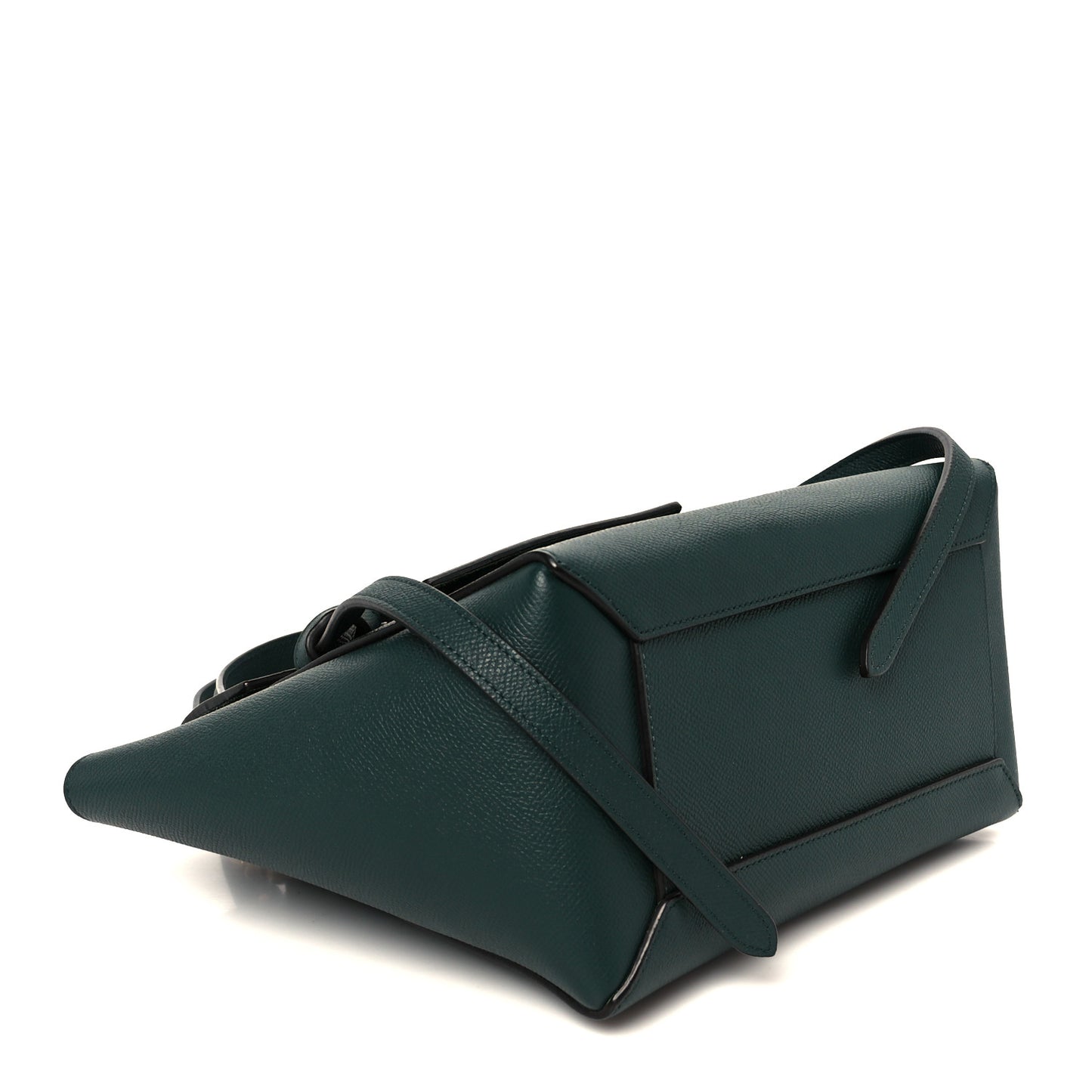 Grained Calfskin Micro Belt Bag Amazone