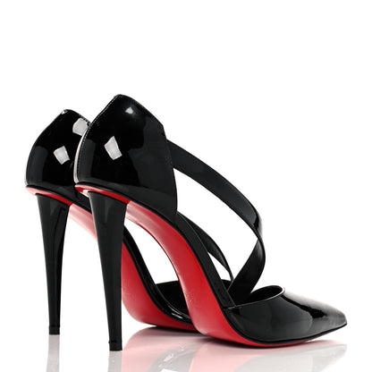 Christian Louboutin Patent Astrid 100 Pumps 39.5 Black 4 of 7