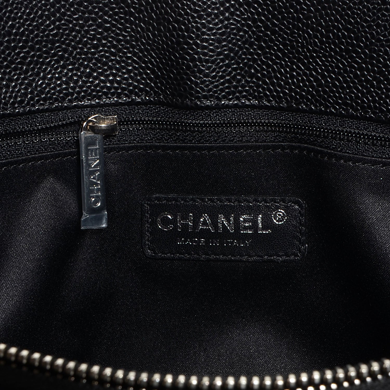 Chanel Caviar Grand Shopping Tote GST Black 7 of 8