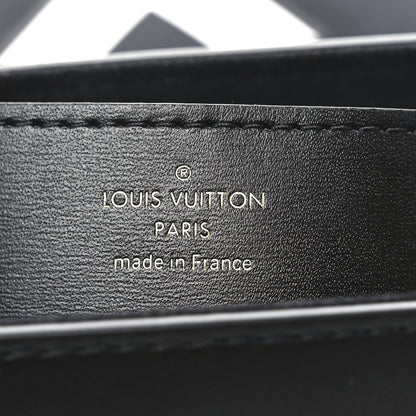 Louis Vuitton Calfskin Monogram Braided Twist Shoulder Bag MM Black 6 of 9