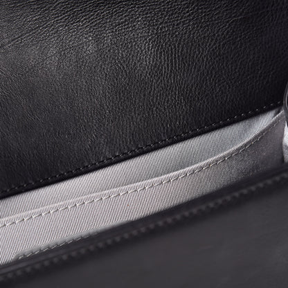 Chanel Calfskin Double Stitch Medium Boy Flap Black 10 of 13