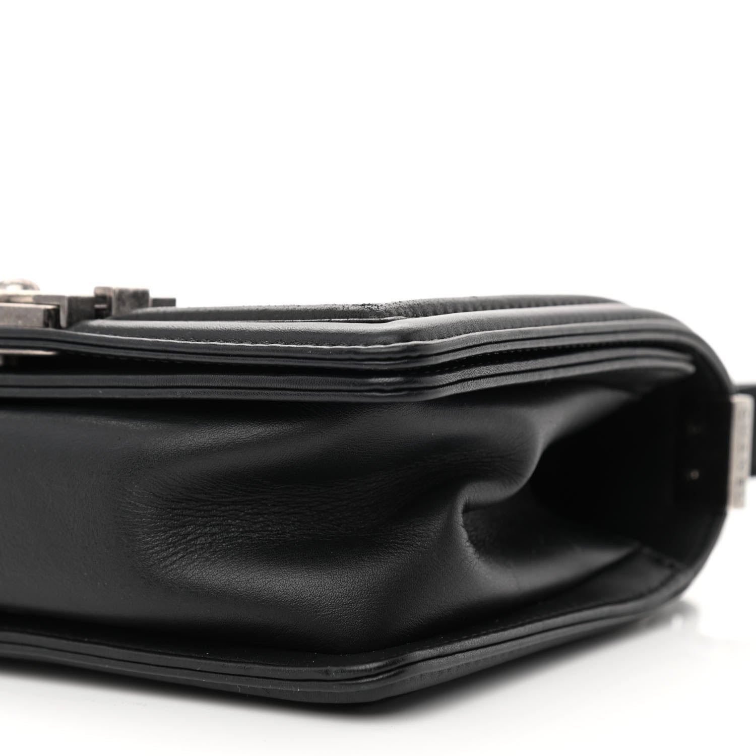 Chanel Lambskin Pleated Small Boy Flap Black 12 of 14