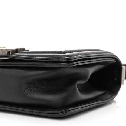 Chanel Lambskin Pleated Small Boy Flap Black 12 of 14