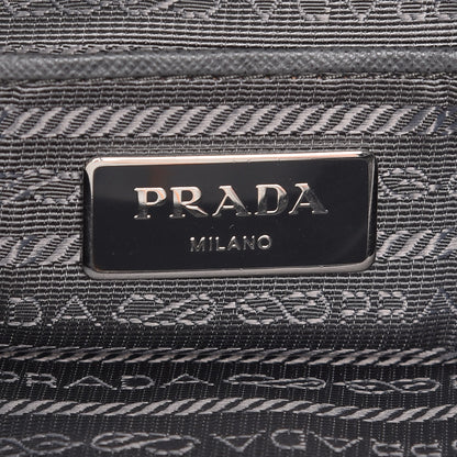 Prada Nylon Vela Flat Messenger Bag Grey 6 of 8