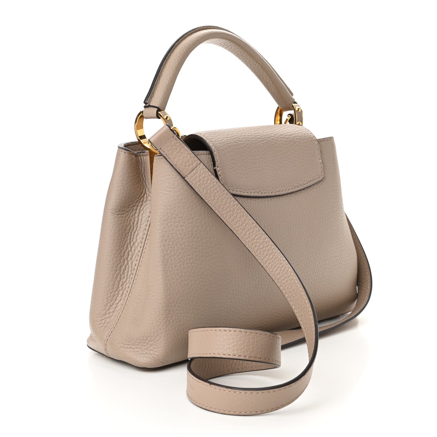 Louis Vuitton Taurillon Capucines BB Galet 3 of 12
