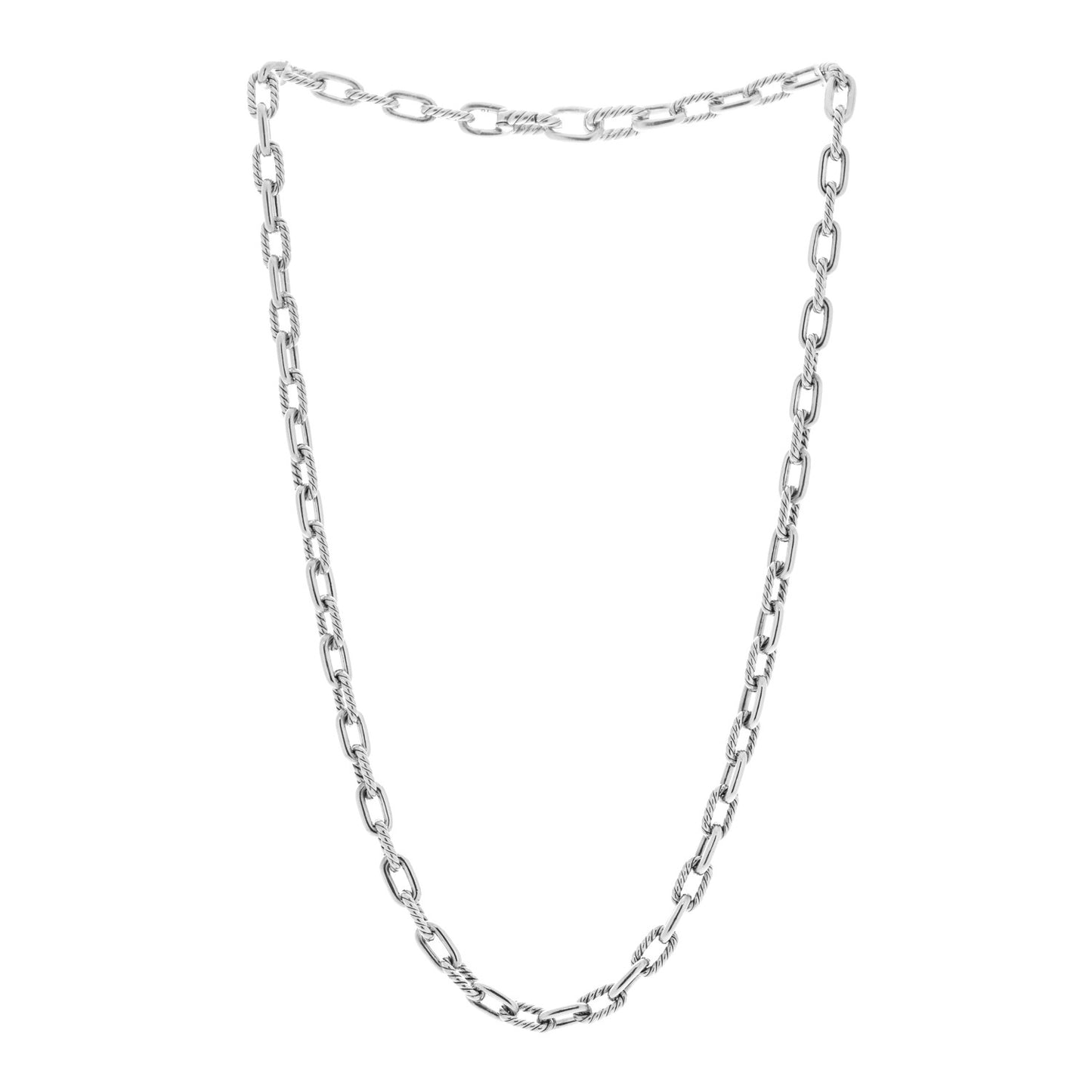 Sterling Silver 5.5mm Madison Chain Necklace