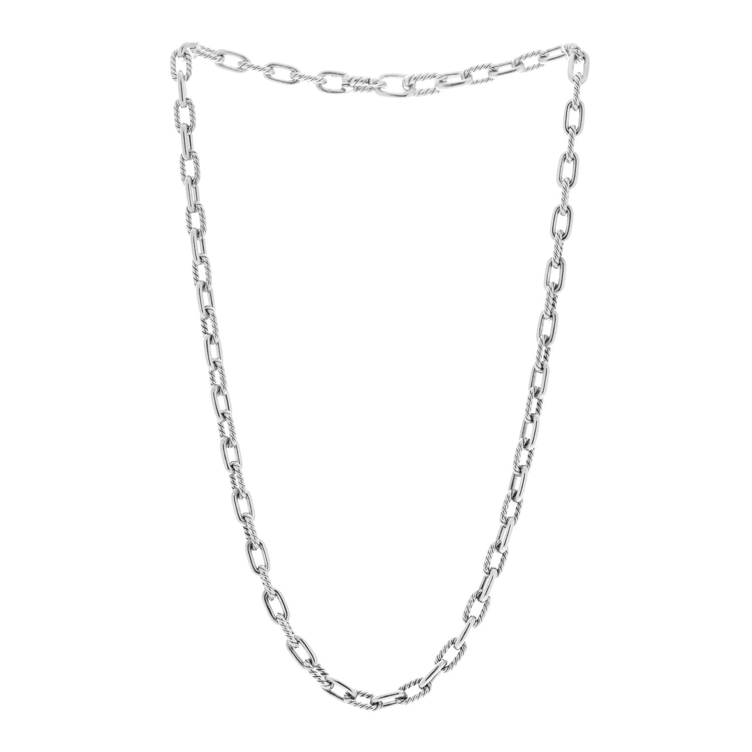 David Yurman Sterling Silver 5.5mm Madison Chain Necklace 3 of 4