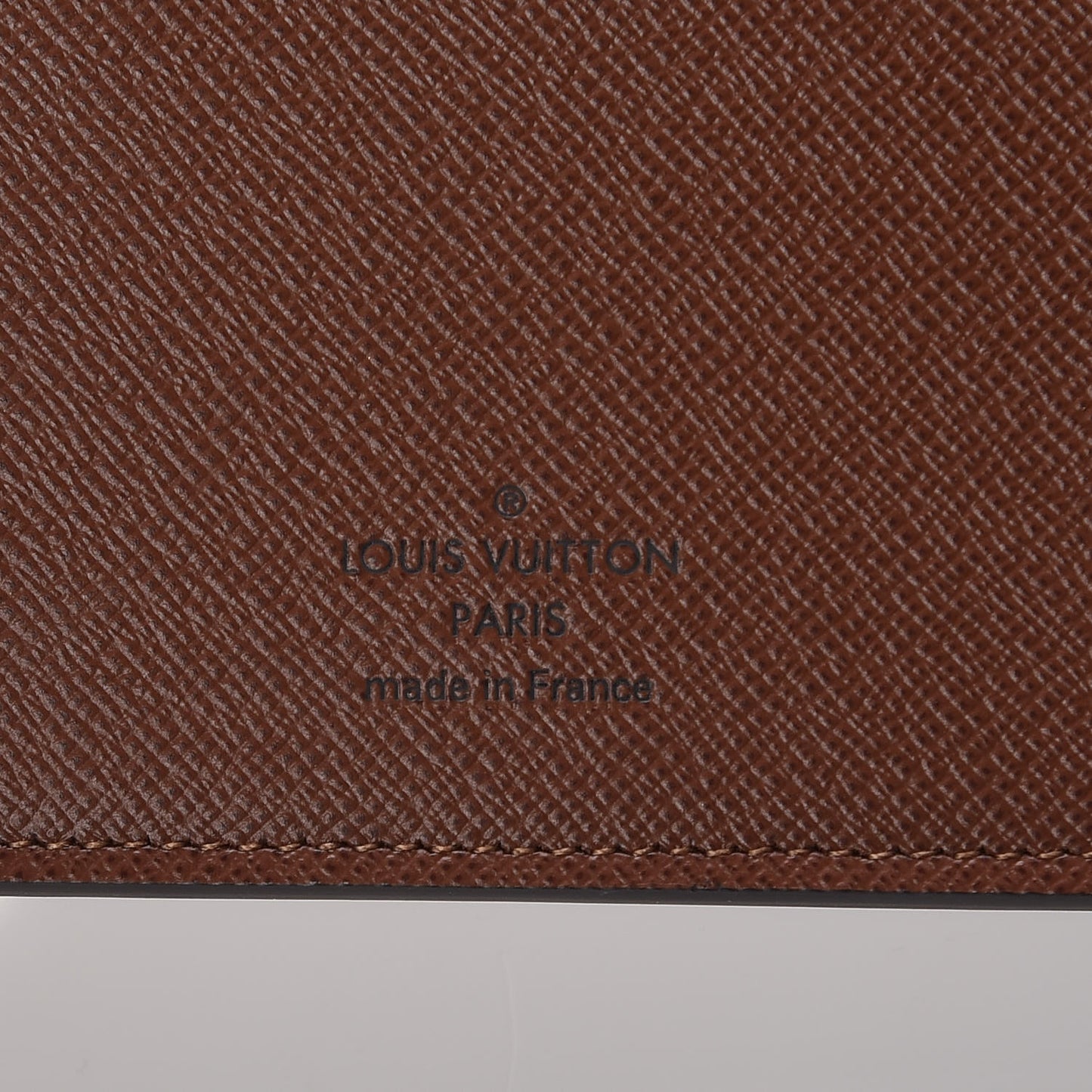Monogram Desk Agenda Cover