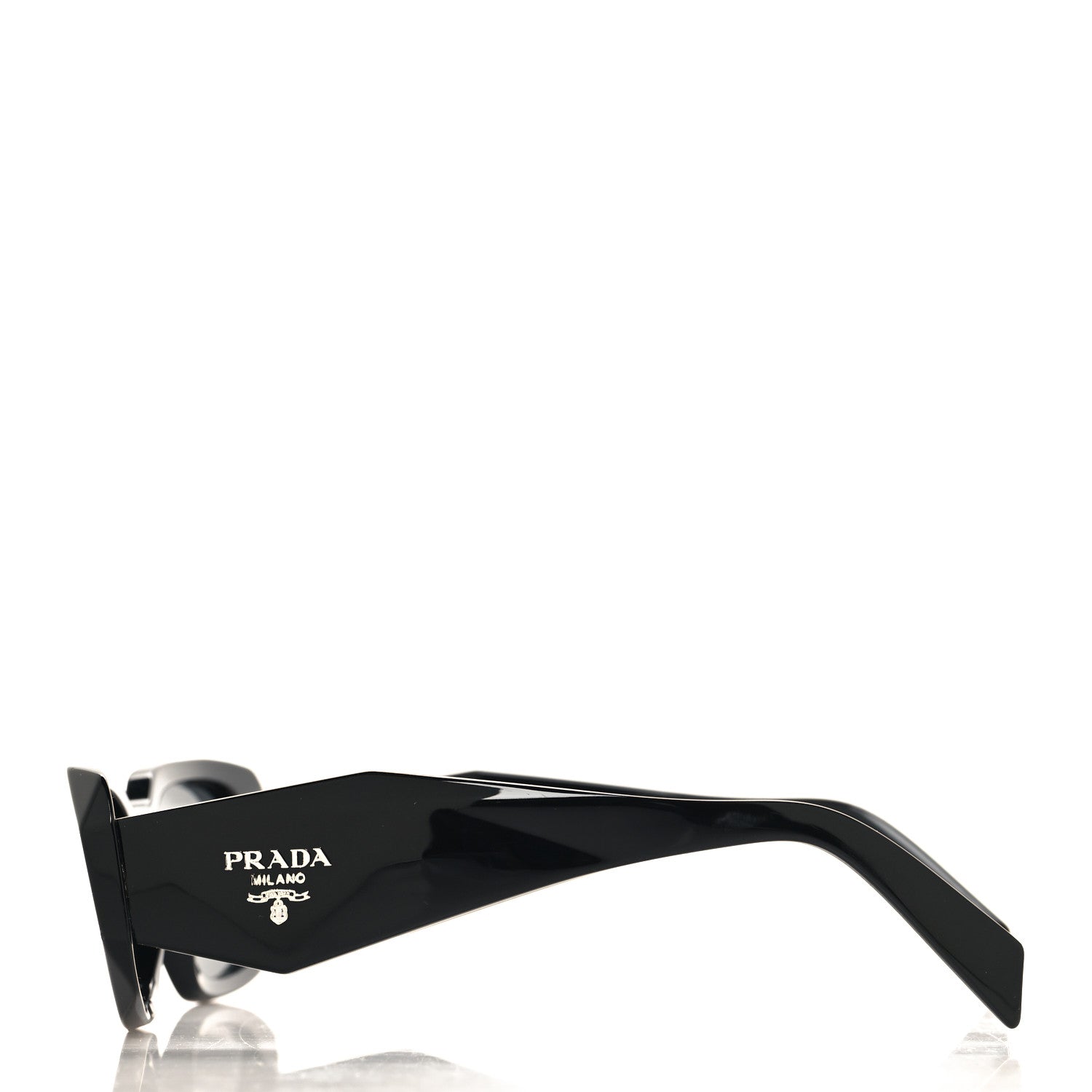 Prada Acetate Symbole Sunglasses SPR 17W Black 3 of 7