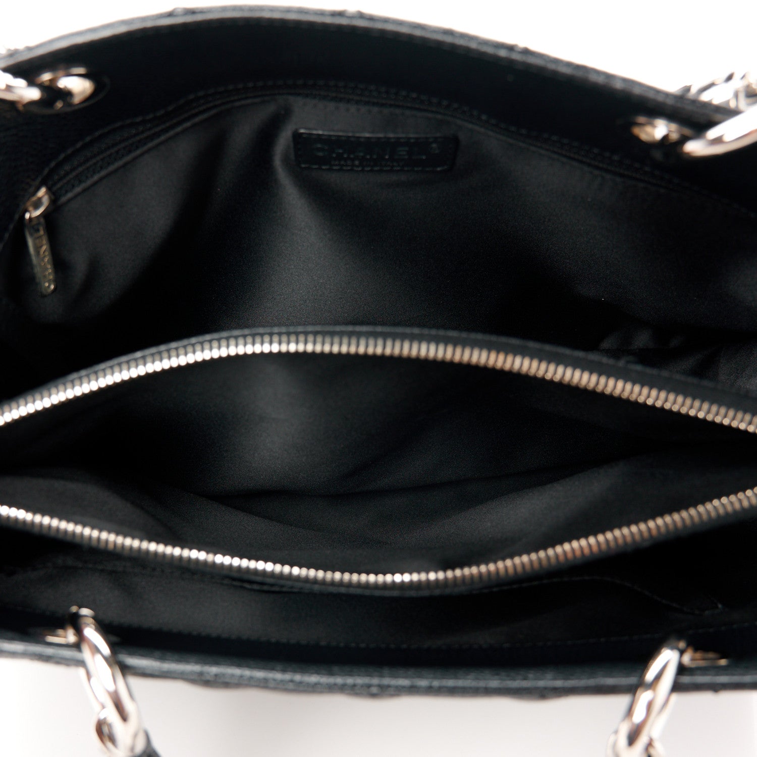 Chanel Caviar Quilted Grand Shopping Tote GST Black 5 of 11