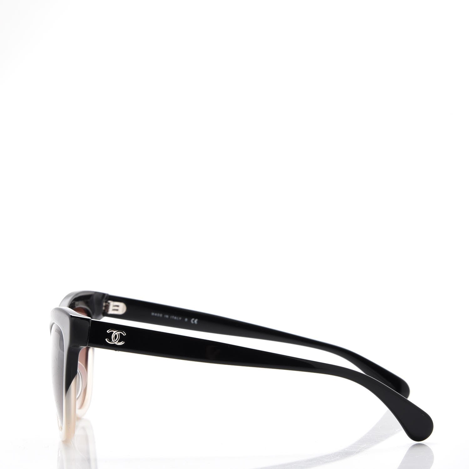 Chanel Acetate CC Cat Eye Summer Sunglasses 5350-A Black 2 of 7