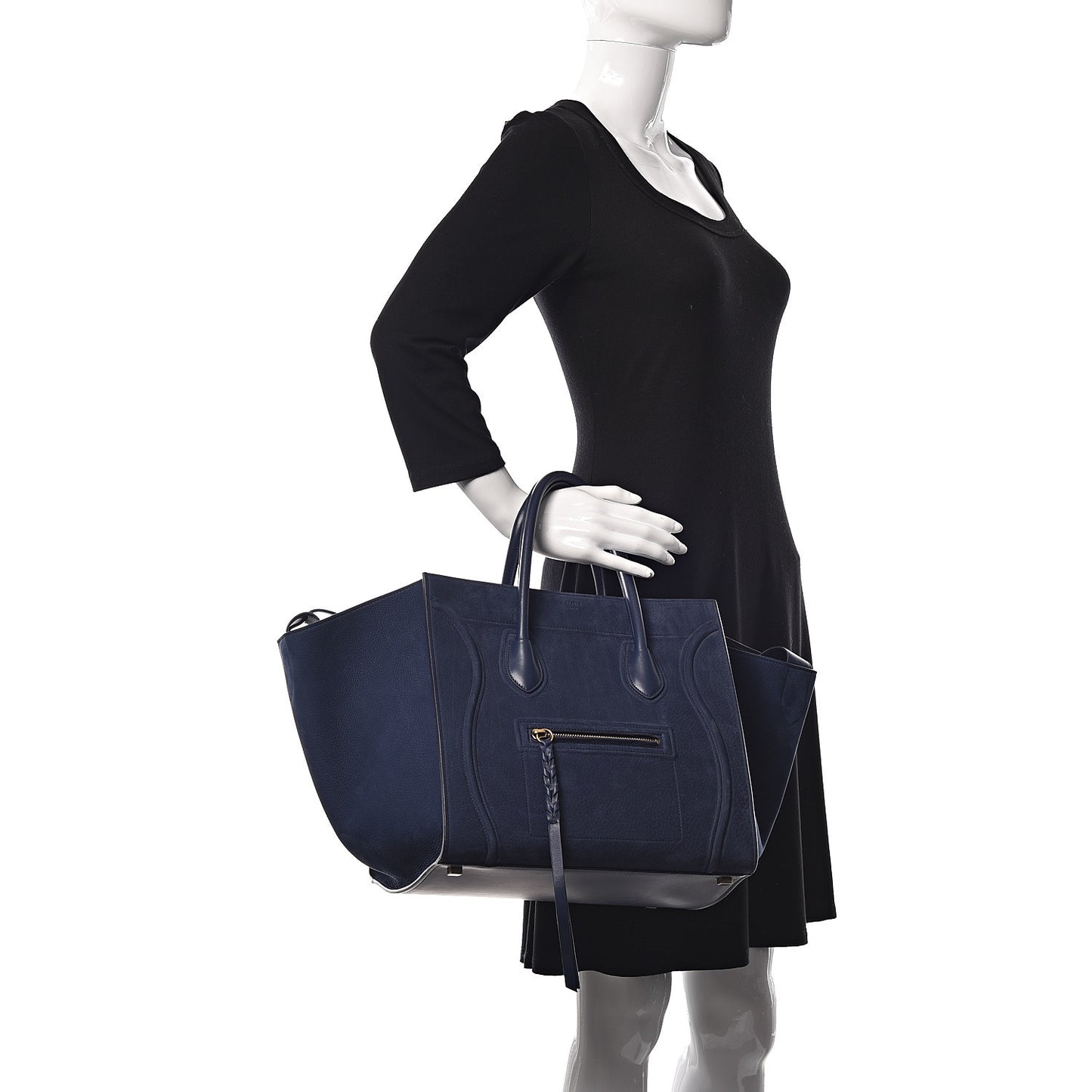 Washed Lambskin Chain Around Medium Messenger Bag Blue 12C