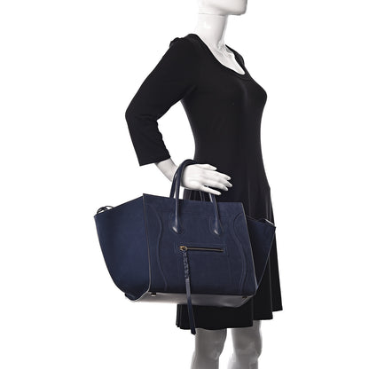 Chanel Washed Lambskin Chain Around Medium Messenger Bag Blue 12C 4 of 10