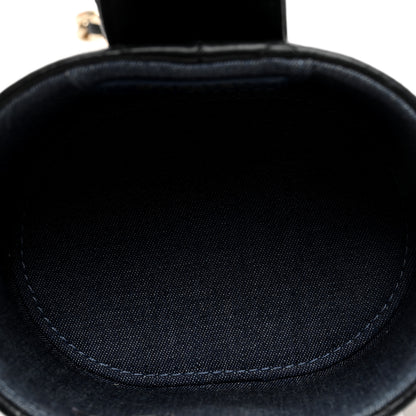 Chanel Lambskin Quilted Mini Vanity Case With Chain Black 5 of 10