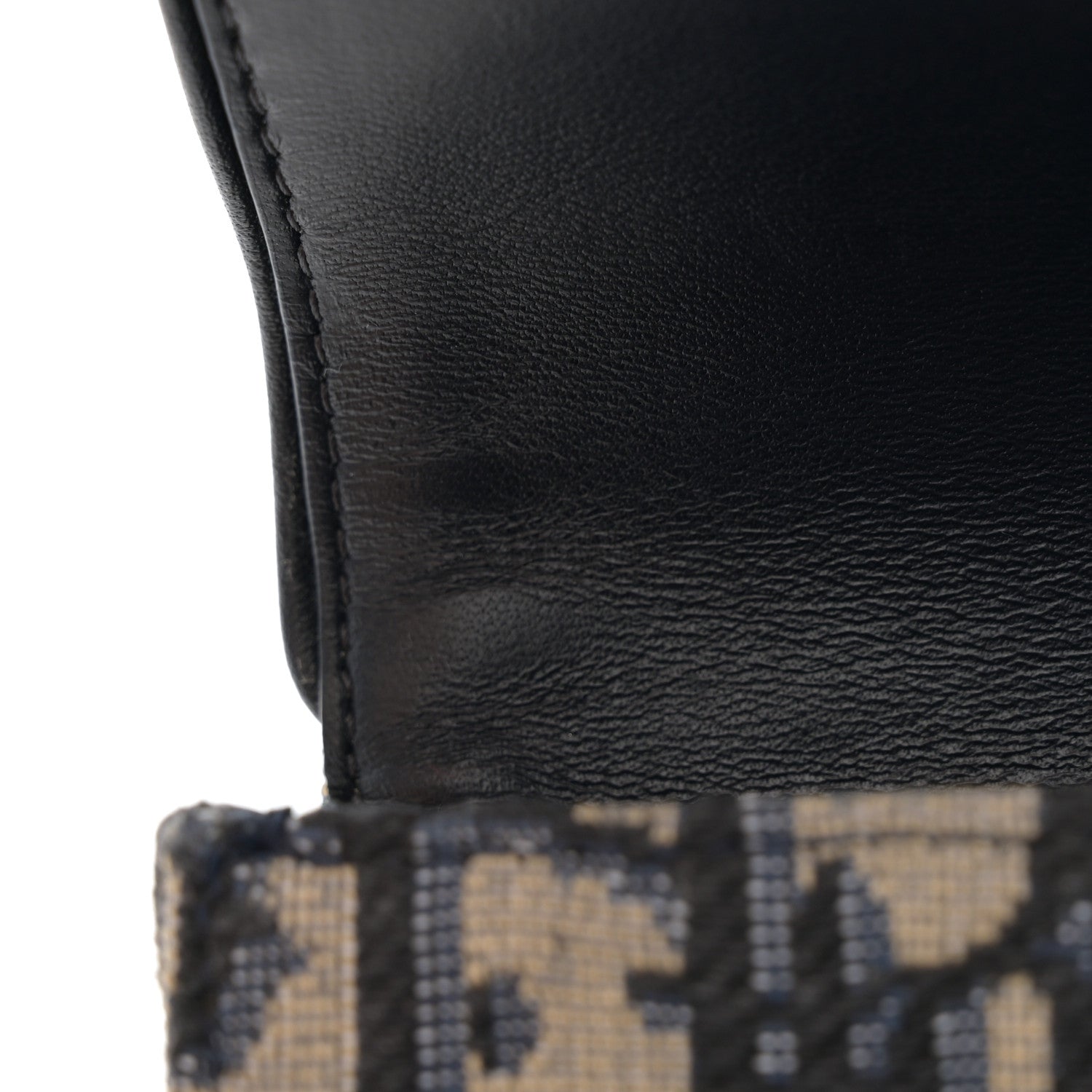 Christian Dior Oblique Saddle Belt Bag Blue 14 of 17
