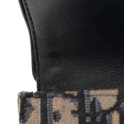 Christian Dior Oblique Saddle Belt Bag Blue 14 of 17