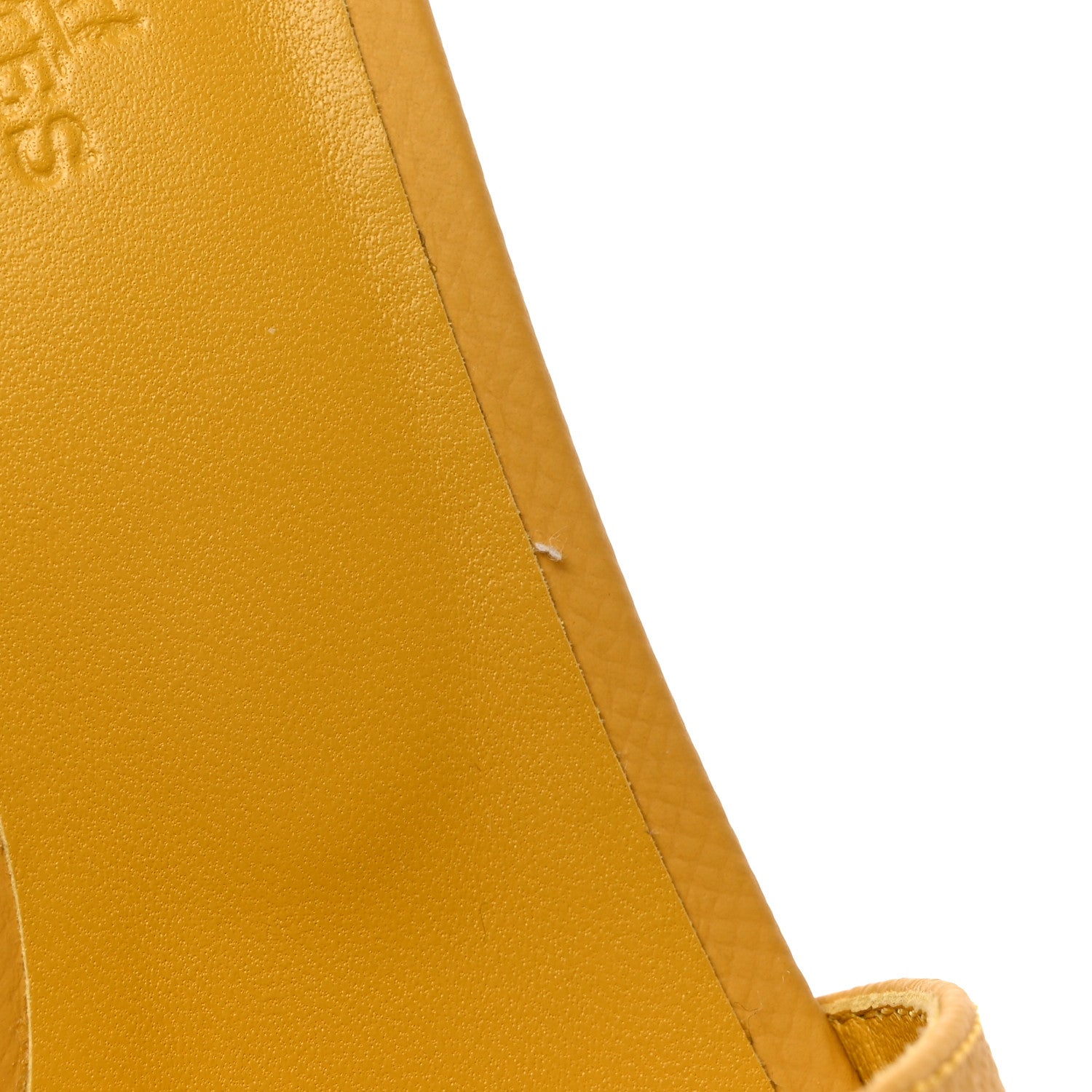 Hermes Epsom Oasis Sandals 37.5 Jaune Sable 10 of 16