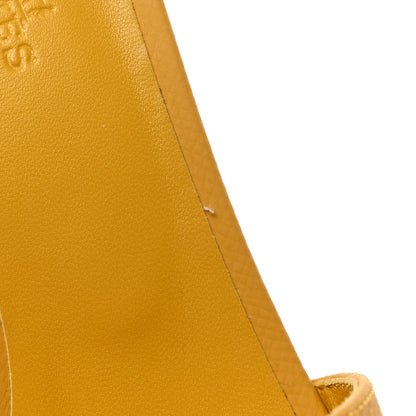 Hermes Epsom Oasis Sandals 37.5 Jaune Sable 10 of 16