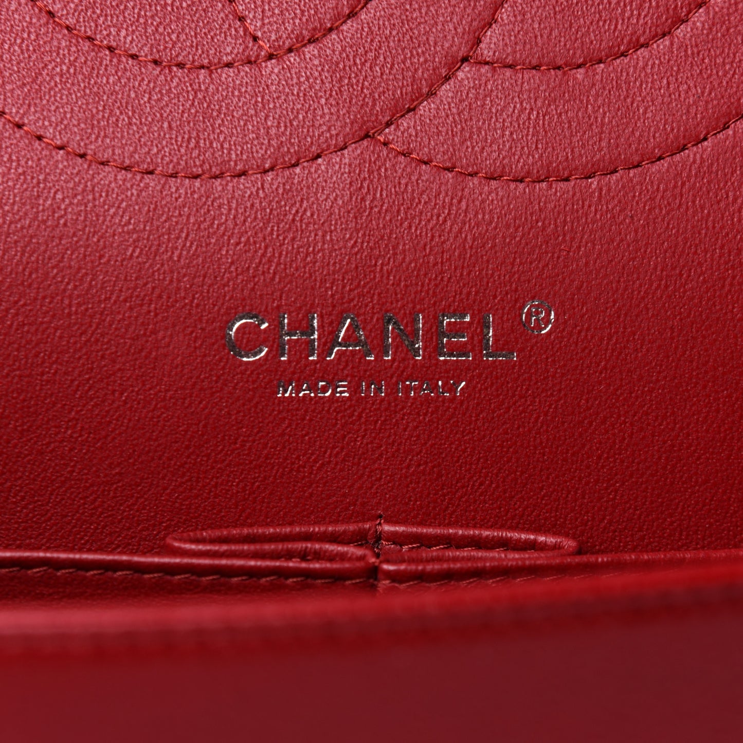 Caviar Quilted Jumbo Double Flap Red
