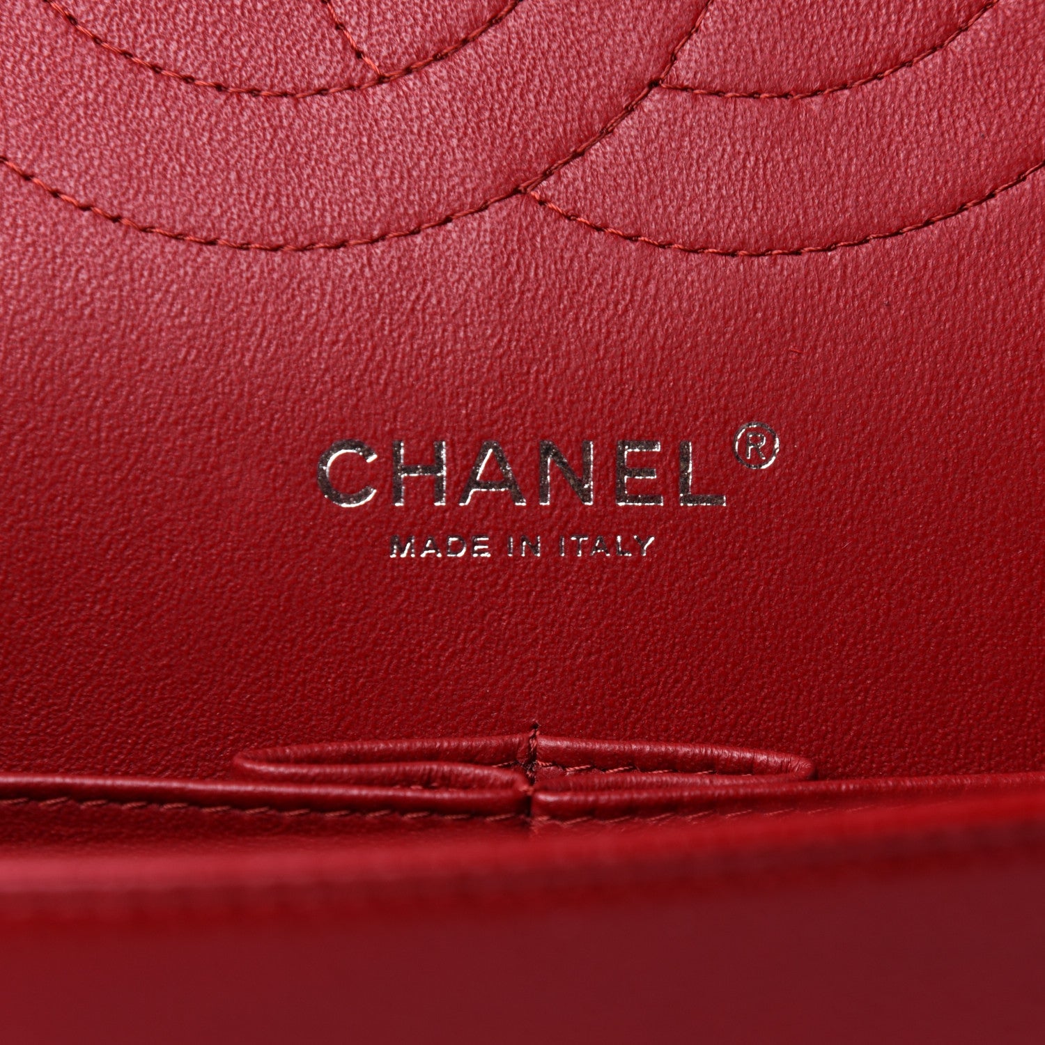 Chanel Caviar Quilted Jumbo Double Flap Red 6 of 10