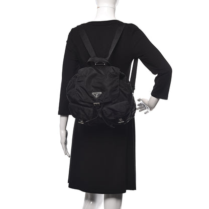 Prada Nylon Vela Medium Backpack Black 2 of 10